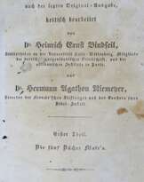 Bindseil,H.E. u. H.A.Niemeyer.