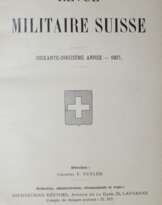 Revue militaire suisse.