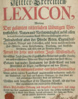 Trichter,V. (Ps. für C.E.S. von Tennecker).