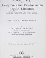 Halkett,S. u. J.Laing.