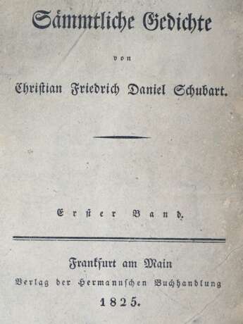Schubart,C.F.D. - фото 1