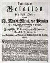 Siebenjähriger Krieg.