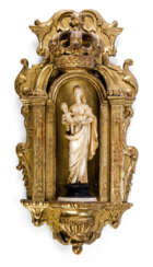 Louis-XVI-Zierblende mit Madonnenfigur