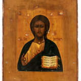 Christus Pantokrator mit Silber-Emaille-Oklad - photo 3