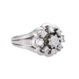 Ring with diamonds total ca. 0,80 ct, - фото 1