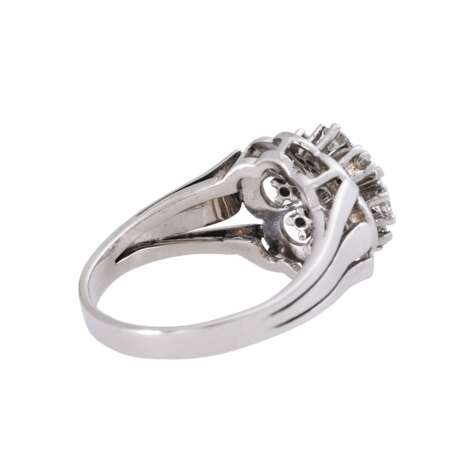 Ring with diamonds total ca. 0,80 ct, - Foto 3