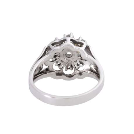 Ring with diamonds total ca. 0,80 ct, - Foto 4