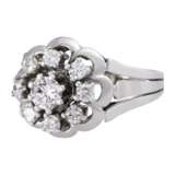 Ring with diamonds total ca. 0,80 ct, - Foto 5