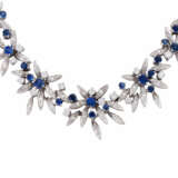 Necklace with sapphires and diamonds - photo 2