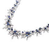Necklace with sapphires and diamonds - фото 4