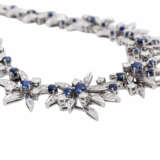 Necklace with sapphires and diamonds - фото 5
