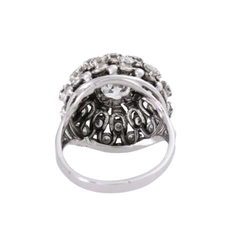 Ring with diamonds total approx. 2 ct, - photo 4