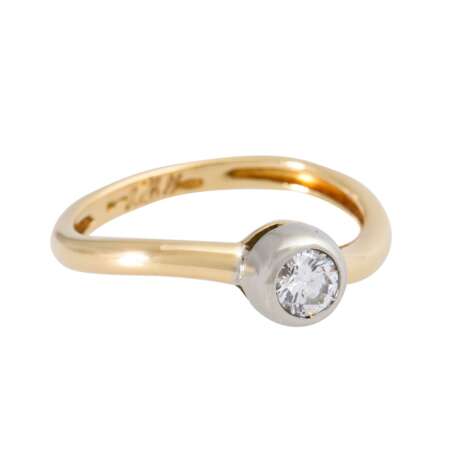 Ring with diamond 0,28 ct - Foto 1