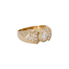 Ring with diamonds total ca. 0,98 ct,
