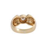 Ring with diamonds total ca. 0,98 ct, - photo 4