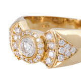 Ring with diamonds total ca. 0,98 ct, - Foto 5