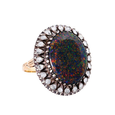 Ring with Andamooka opal - photo 1