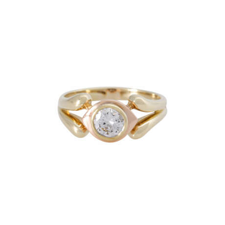 Ring with diamond ca. 0,7 ct, - Foto 2