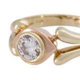 Ring with diamond ca. 0,7 ct, - Foto 5