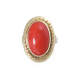 Ring with Mediterranean coral - photo 2