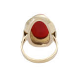 Ring with Mediterranean coral - photo 4