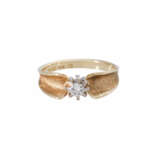 Ring with small diamond ca. 0,15 ct, - photo 2