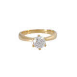 Ring with diamond approx. 1 ct, - photo 2