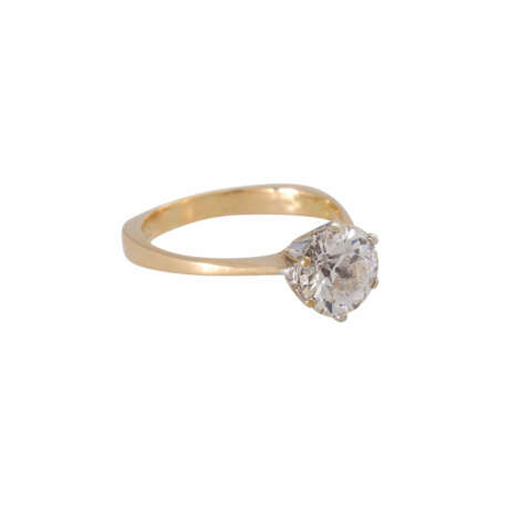 Ring with old cut diamond ca. 1,52 ct - photo 1
