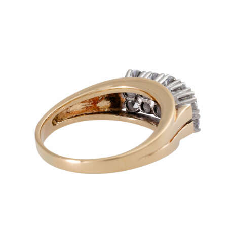 Ring with diamonds total ca. 0,8 ct, - photo 3
