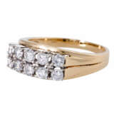 Ring with diamonds total ca. 0,8 ct, - Foto 5