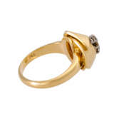 Ring with diamonds total ca. 0,45 ct, - Foto 3