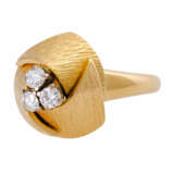 Ring with diamonds total ca. 0,45 ct, - Foto 5