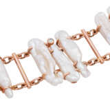Bracelet with biwa beads, - фото 4