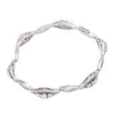 Bracelet with 18 diamonds total ca. 1,5 ct, - Foto 3