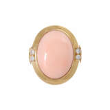 Ring with fine angel skin coral - Foto 2