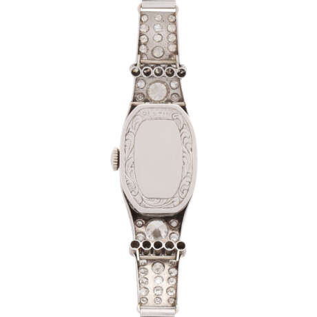 Art Deco jewelry watch with diamonds - фото 2