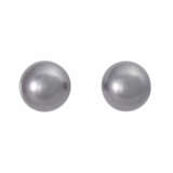 Pair of stud earrings with one Tahiti cultured pearl each, d.: ca. 12 mm, - фото 1