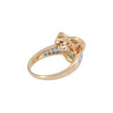 Ring with color stones and diamonds - photo 3