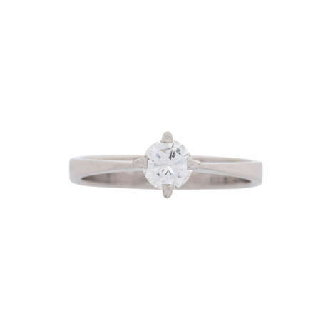 Solitaire ring with diamond ca. 0,51 ct, - Foto 2