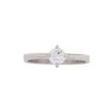 Solitaire ring with diamond ca. 0,51 ct, - Foto 2
