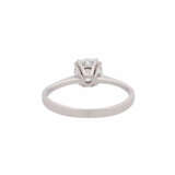 Solitaire ring with diamond of ca. 1,037 ct (hallmarked), - photo 3