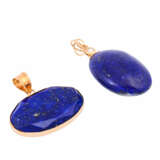 Convolute 4-piece, lapis lazuli jewelry, - photo 2