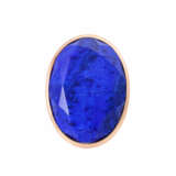 Convolute 4-piece, lapis lazuli jewelry, - фото 3