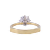 Solitaire ring with diamond of approx. 1.3 ct (engraved), - photo 4