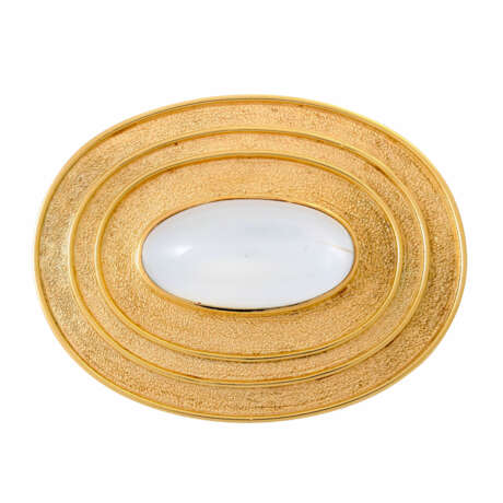 Brooch with fine moonstone, - Foto 1