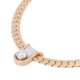 Necklace with diamond of ca. 0,25 ct (hallmarked), - photo 4