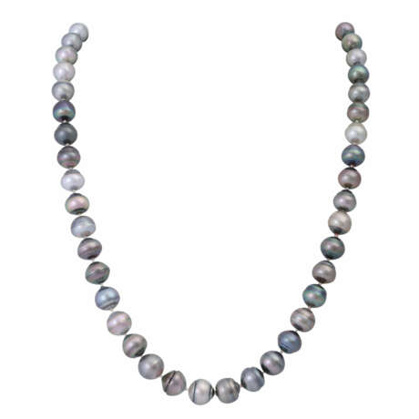 Necklace made of Tahiti pearls, - фото 1