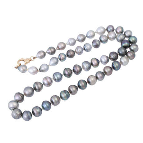 Necklace made of Tahiti pearls, - photo 3