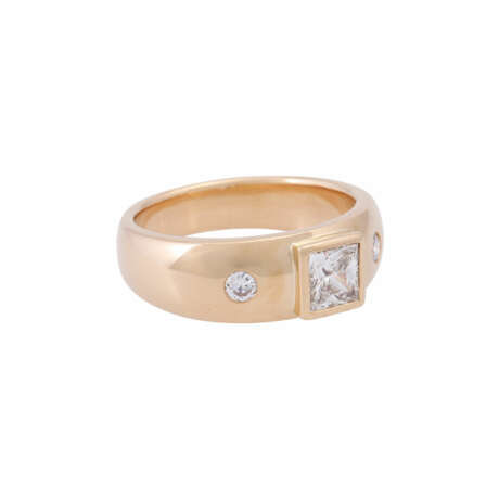 Ring with princess cut diamond ca. 0,5 ct - photo 1