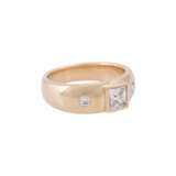 Ring with princess cut diamond ca. 0,5 ct - фото 1